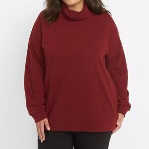 Lane Bryant Burgundy Turtleneck Sweater